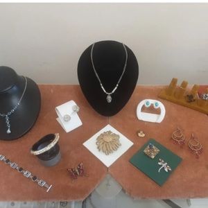 Costume jewelry LOT, old and new (DE)